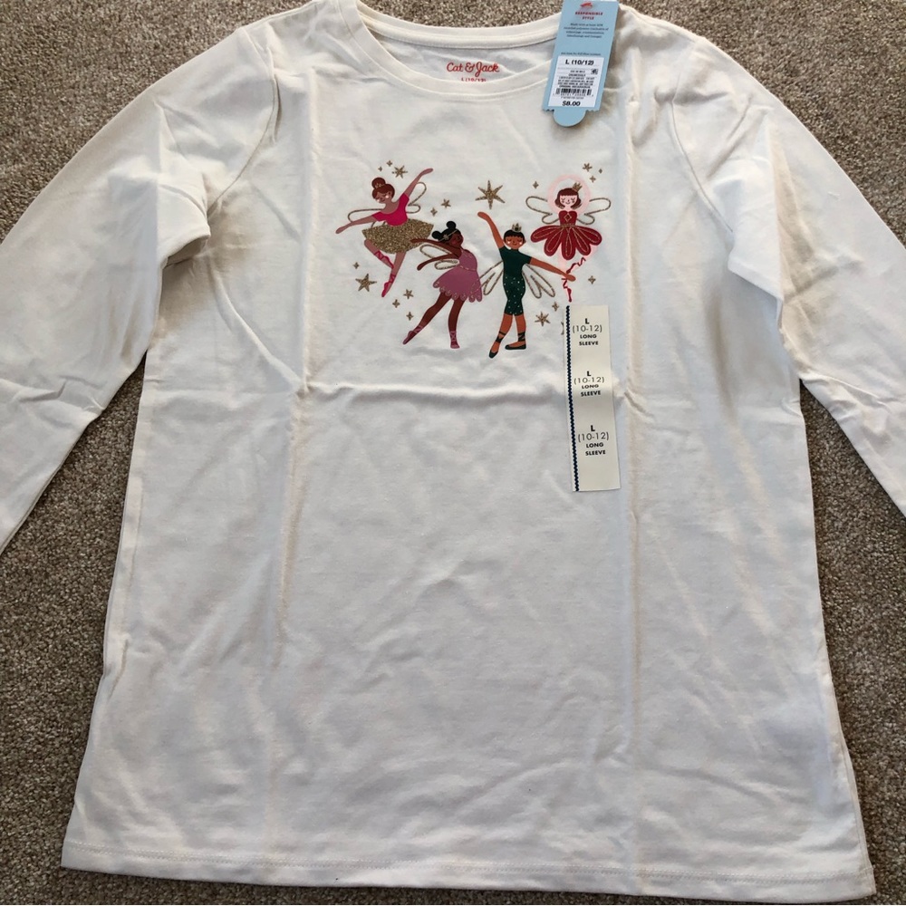 Brand new Cat & Jack dancer tee
